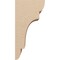 Ekena Millwork 9"W x 9"D x 18"H Wide New Brighton Rough Cedar Woodgrain TimberThane Corbel, Primed Tan CORUR09X09X18NEBRCPR - alternate 6
